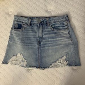 American eagle denim skirt